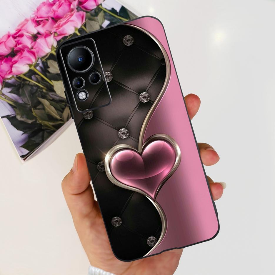 Чехол для Infinix Note 11 X663 X663B Стильный окрашенный задний чехол 6,7'' Ударопрочный чехол для телефона Для Infinix Note 11 Note11 Мягкий чехол