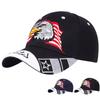 1 шт. Патриотичная вышитая бейсболка с орлом и американским флагом, повседневная, дышащая, спортивная, для улицы, папы