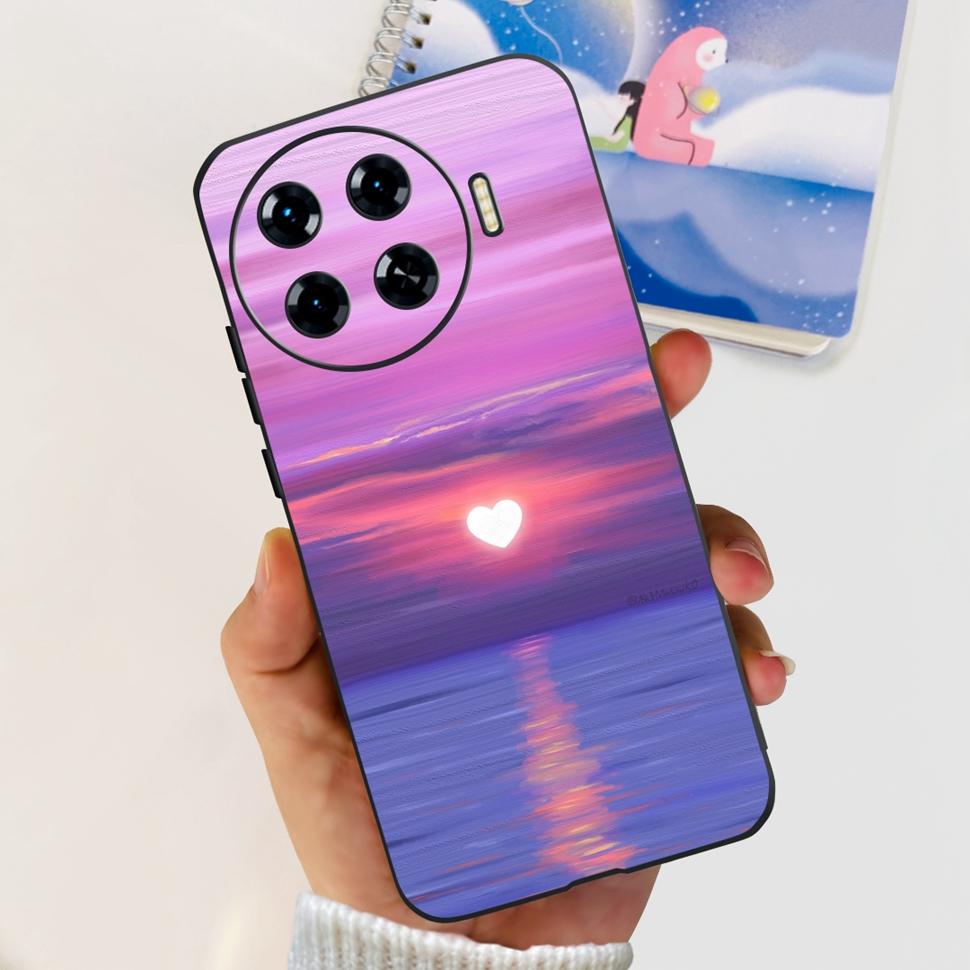 For Tecno Spark 20 Pro Plus Casing Cute Painted Cover KJ7 Soft Silicone TPU Phone Case For Spark20 Spark 20 Pro+ Bumper 6.78"
