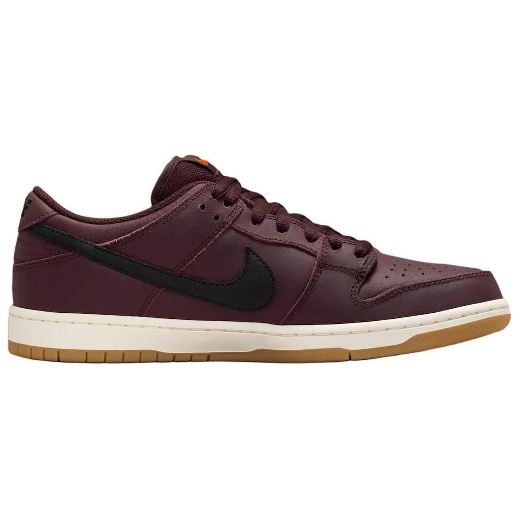 Nike Кроссовки унисекс SB Dunk Low Pro Burgundy Crush Красный Черный-Мистический-Финиковый-Парусный-Жевательная резинка-Светло-коричневый-Безопасный оранжевый IO2304-600
