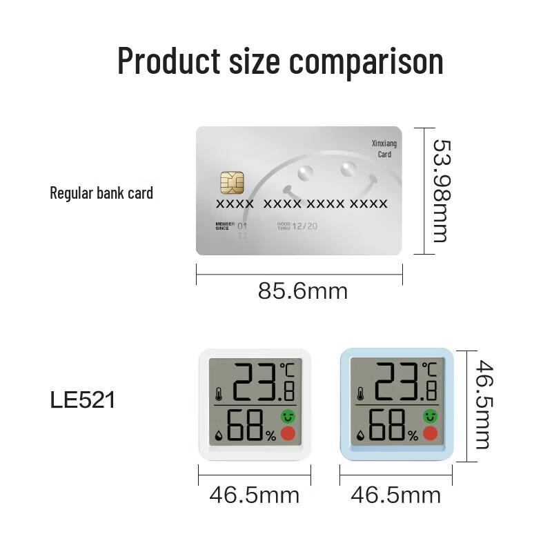 Deli Digital Indoor Thermometer Hygrometer