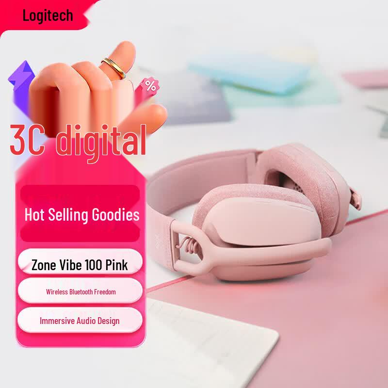 Беспроводная гарнитура Logitech Zone Vibe 100