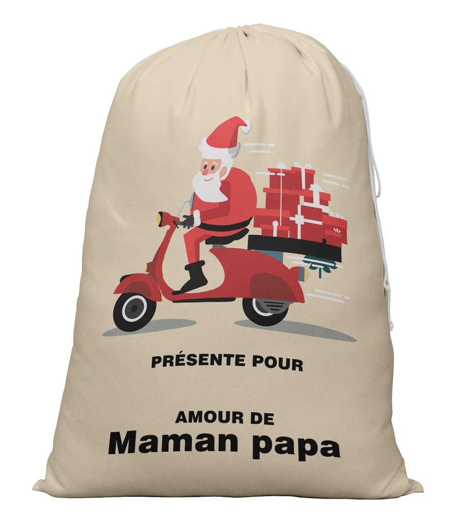 Printtoo Набор из 2 шт. Мешки для хранения рождественских подарков Большой мешок Санты для подарков со шнурком Рождественский сувенир 27x20 дюймов