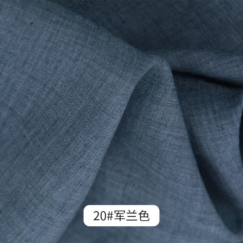 45x140см Однотонная Хлопково-Льняная Тонкая Ткань Ручной Работы Одежда Платье Бамбуковый Слаб DIY Шитье Платье Фон Материал для Рукоделия