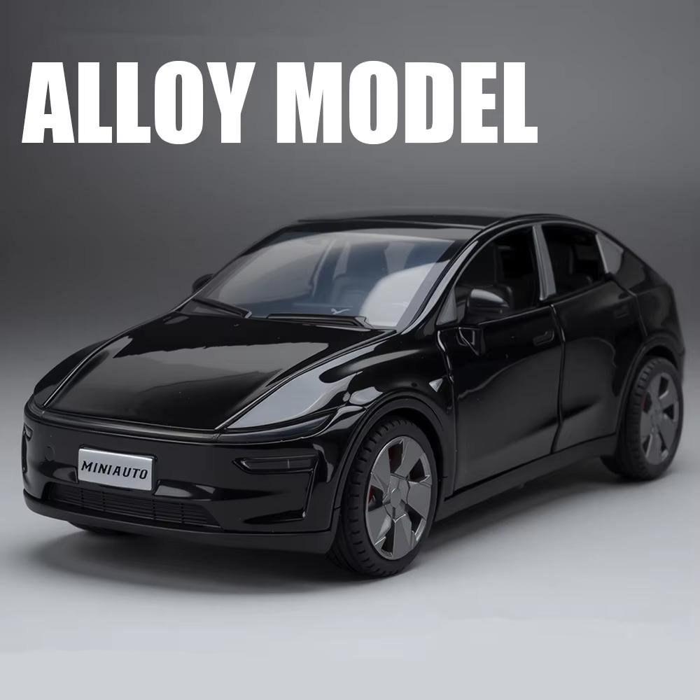 2026 Новый 1:Масштаб 32 Электромобили Tesla Литой Алюминиевый Модель Автомобиля Звук и Свет Подарок Мальчикам Коллекционные Игрушки с Инерционным Механизмом Детские Игрушки
