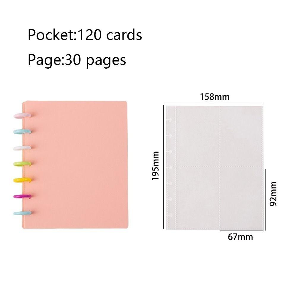 Multi-pockets Photo Album Kpop Loose-leaf Binder New Idol Cards Collect Book  Star Chaser