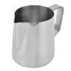304 Stainless Steel Coffee Cup with Inner Scale Pointed Mouth Milk Frothing Cup for Home Kitchen 350ml