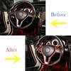 Накладка на раму рулевого колеса автомобиля для Mercedes Benz ABCE CLA CLS GLA GLK класса W176 W246 W204 W207 W212 W117 W218 X156