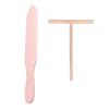 1 Set Pancake Spatula Non-stick Wooden Crepe Spreader Durable Convenient Pancake Tool for Home Kitchen