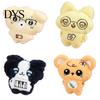 Stuffed Animal Keychain Plush Toy with Ball Chain, Cartoon Dog Cat Small Decoration Pendant, Charm for Backpack and Handbags Bag Decor