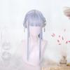 Cosplay Long Straight Blue Synthetic Wigs with Bangs for Women African American Lolita Daily Party Heat Resistant Fibre