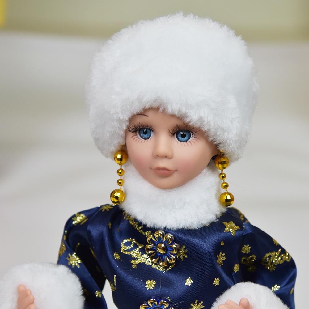 Рождественское ведерко для конфет с куклами Санты и миссис Клаус - Праздничный дизайн из ткани и пластика