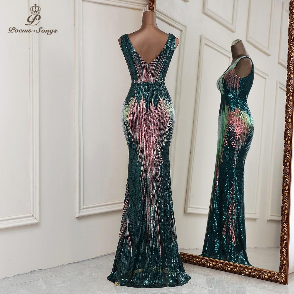 Sexy Deep V Neck Style Mermaid Evening Dresses Vestidos Formales Vestidos De Fiesta Robe De Soiree De Mariage