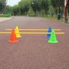 Square Hurdle and Cone Set: Multi-Sport Training Equipment with Marker Poles