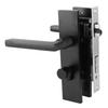 Алюминиевый замок для двери спальни Space Home Security Bedroom Handle Lock с ключами Screw Black