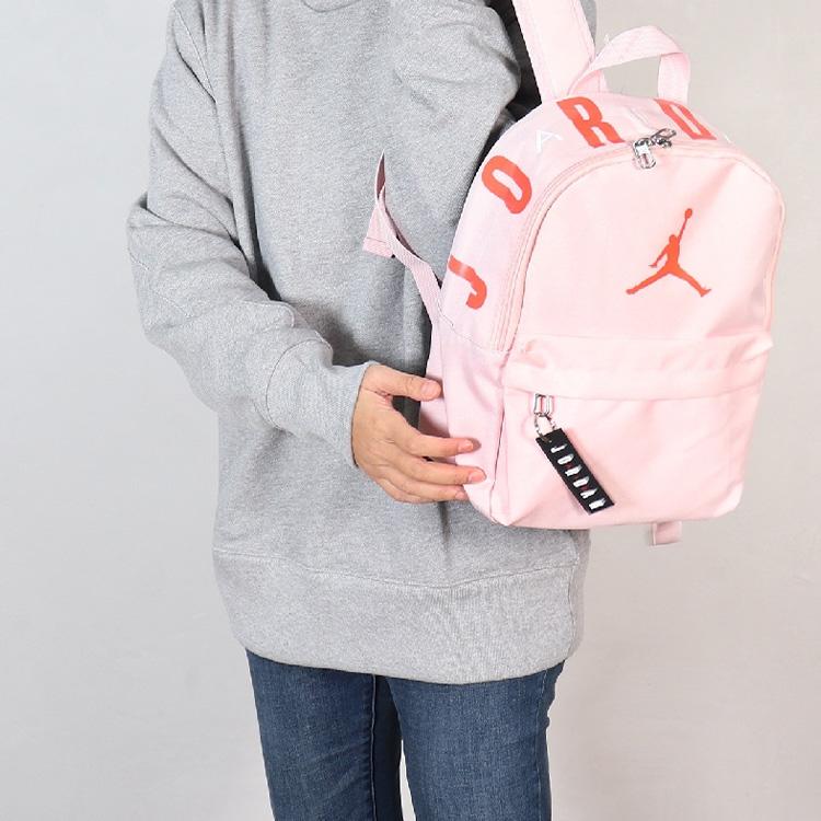 New Jordan Polyester Backpack Trumpets Unisex Pink JD2213008TD-002