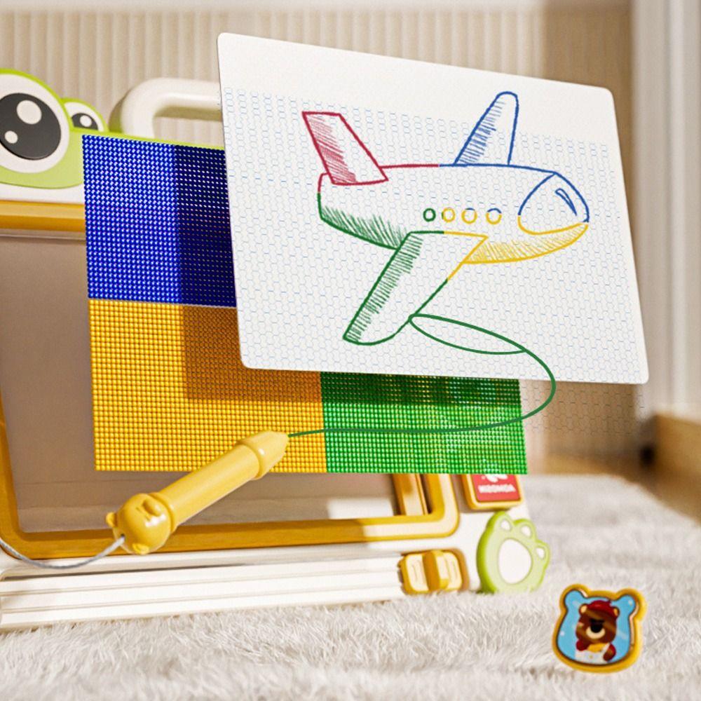 Cartoon Dinosaur Magnetic Board Toys Plastic Doodle Board Kids Drawing Pad  Children's Drawing