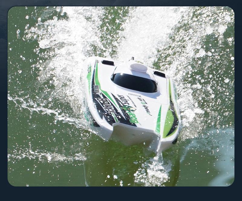 Бесколлекторный радиоуправляемый катер с турбореактивным двигателем: Электрическая гоночная игрушка с длительным временем работы для мальчиков