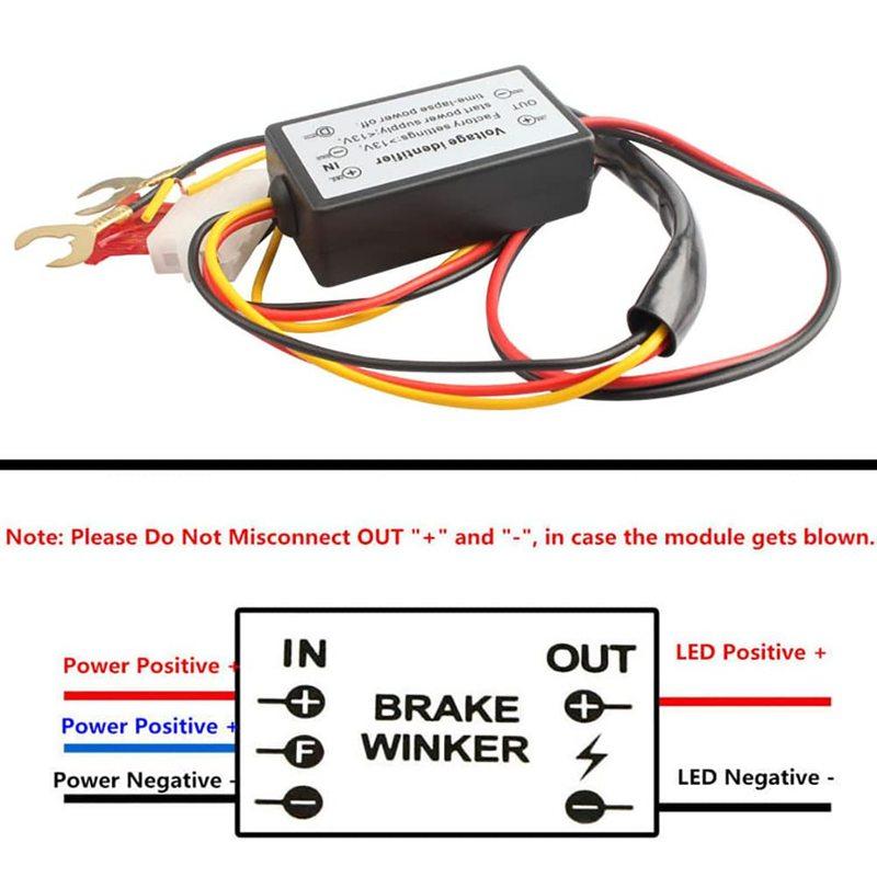 For Automotive LED DRL Controller Automatic Daytime Running Lights Wiring Harness Dimmer Fog Light Controller Power Switch