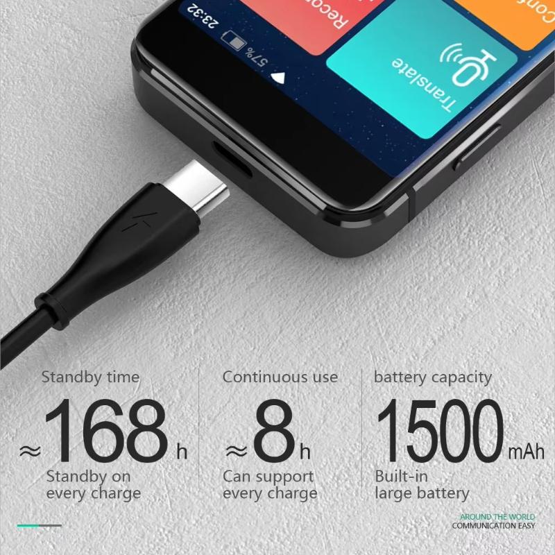 New M9 Instant Voice Translator Portable Language in Real-time Smart Translation 16Offline Language Simultaneous Interpretation for Travel and Study