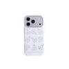 Фиолетовый чехол-цепочка с пайетками на весь экран для iPhone 17/16 Pro Max/15/14