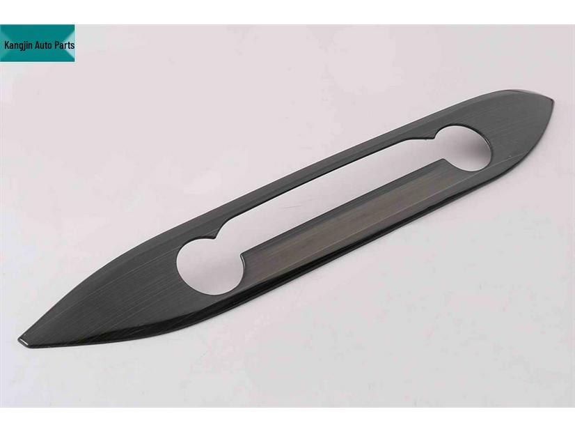 Black Titanium Stainless Steel Interior Mod Kit for 2019 Ford Focus: Glass Lift, Headlight & Steering Control