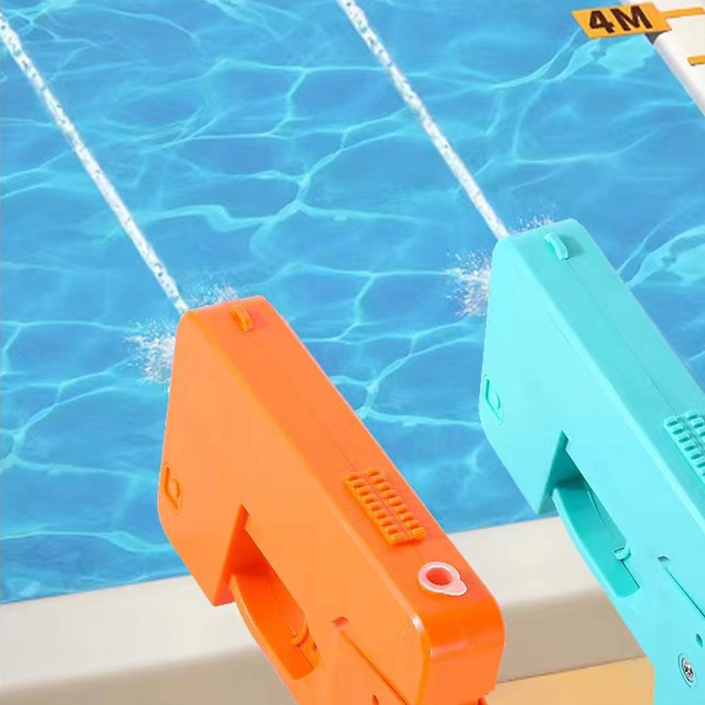 8093 Складной водяной пистолет с двумя насадками для детей, игрушка для уличной водной битвы