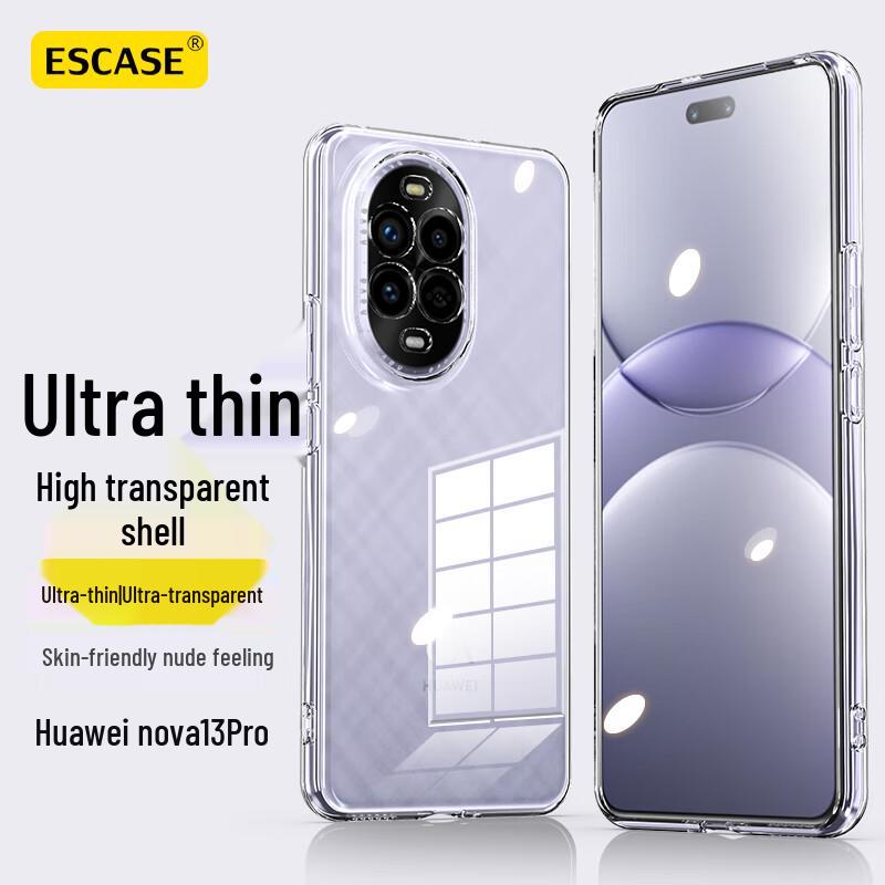 ESCASE Прозрачный противоударный чехол для телефона для серии Huawei Nova