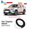 Toyota RAV4 2019-2025 Комплект звукоизоляции уплотнителей дверей EPDM Резиновые уплотнители от сквозняков Снижение шума ветра Внутренние молдинги