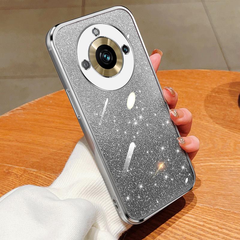 Модный блестящий чехол с градиентным покрытием для OPPO Realme 11 Pro 9 8 V25 V23 V13 C55 C53 C35 C33 C21Y Reno 10 5, силиконовая задняя крышка