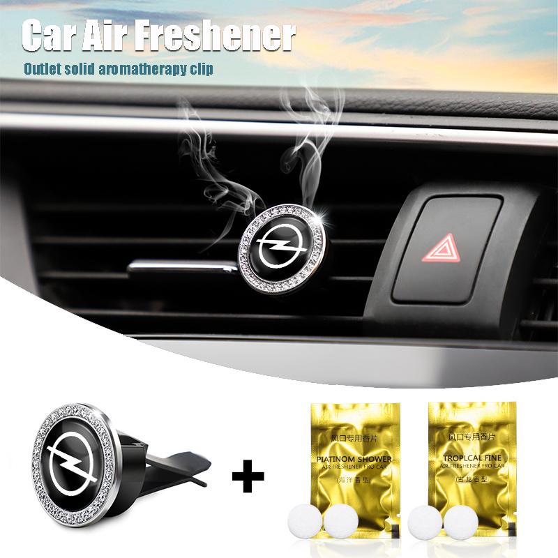 1Pcs Air Outlet Aromatherapy Clip Car Solid Perfume Freshener For Opel Astra Insignia Vivaro Corsa Mokka Zafira Vectra OPC JG4