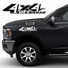 Автомобильная наклейка 4x4 Внедорожник Пикап Виниловый Декор Наклейка Для Isuzu Dmax Ford Ranger F150 Toyota Hilux GMC Sierra Canyon Dodge RAM