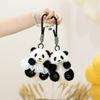 Adorable Plush Panda Keychain With Cute Skirt Features Soft Pp Cotton Filling