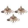 3 шт. Застежка поворотный замок светло-золотой цвет форма пчелы сплав материал вращающийся дизайн DIY декоративные принадлежности для изготовления сумок