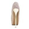 Sexy Peep Toe Extreme High Heels Party Nightclub Stripper Pole Dance Shoes Fashion Sequined Cloth Platform Pumps Women