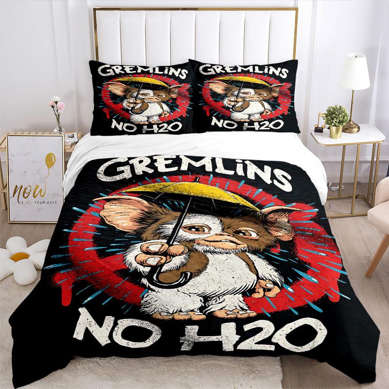 3pcs Gremlins Cover Set,Soft Comfortable Duvet Cover,Guest Room (1*Duvet Cover + 2*Pillowcases, Without Core) yy251024073