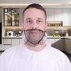 100Pcs Disposable Nylon Beard Net Breathable Heavy Duty Elastic Band Food Service Cooking Black Men Beard Guard Protector Mesh Cover