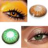 2шт. Косплей серии Mistery. Цветные контактные линзы с футляром для ежегодного использования.
