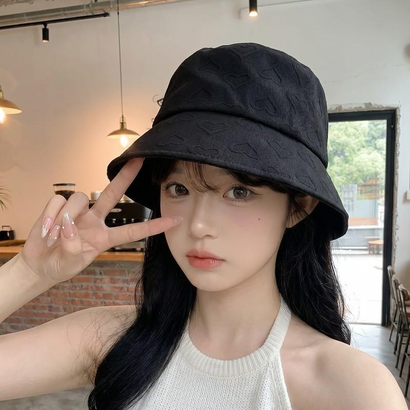 Internet celebrities ins bucket hat women's summer bucket hat versatile three-dimensional leopard print sunscreen basin hat shows small face