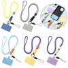 Adjustable Keychain Chain Nylon Strap Patch Phone Lanyard Phone Safety Tether Hanging Neck Cord