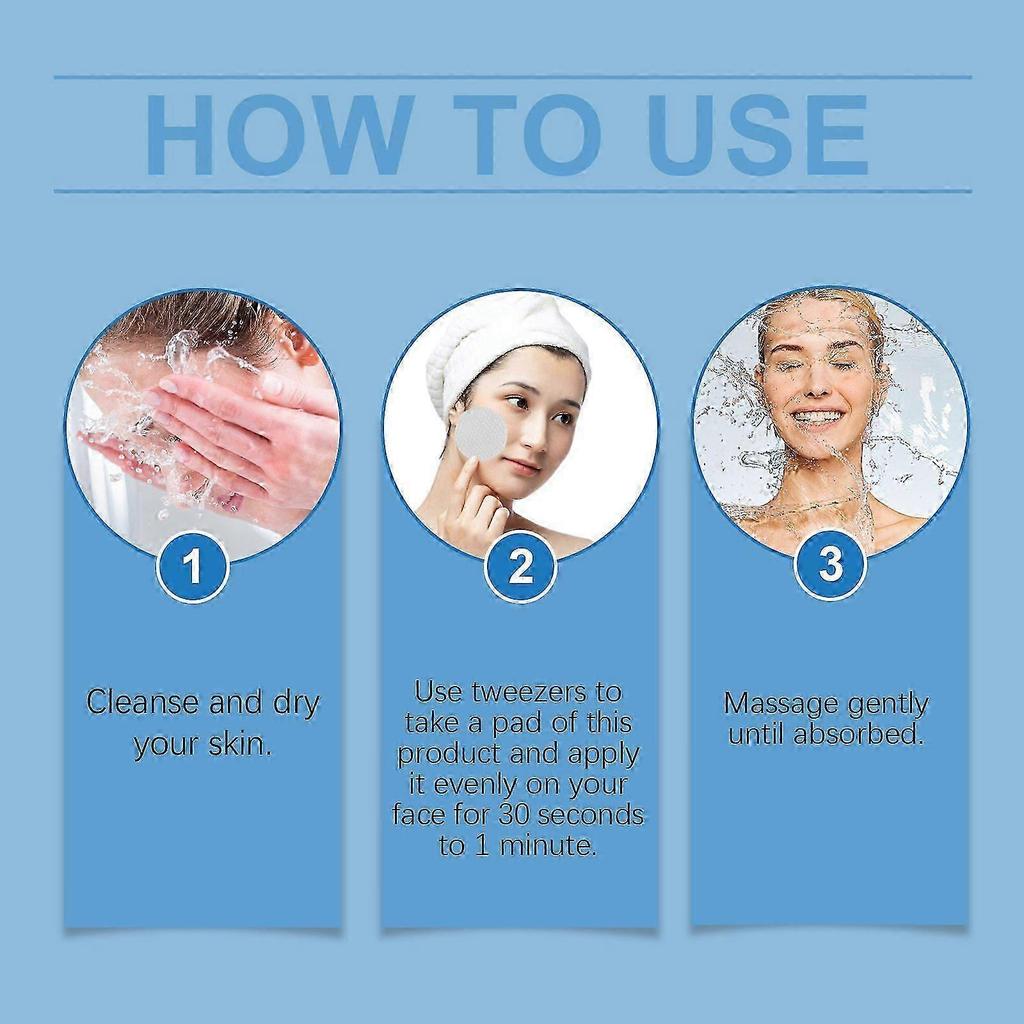 Salicylic Acid Facial Peeling Pads - Exfoliate, Hydrate & Minimize Pores - Easy 30-Second Application for Bright, Smooth, Youthful Skin