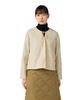 Garment Dyed Blouse Long Sleeve IVORY 1 SH-25AW001, Women's Top,