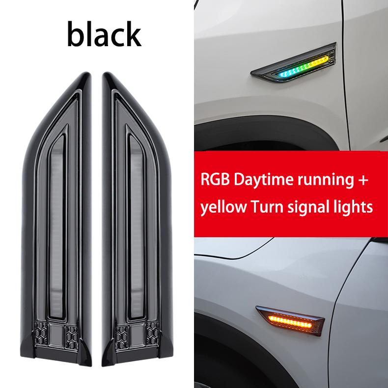 AABHC1 Для Chevrolet Cruze Orlando Monza CAVALIER Epica Camaro Captiva Astro AVEO BERETTA Боковые указатели поворота автомобиля RGB и бегущие