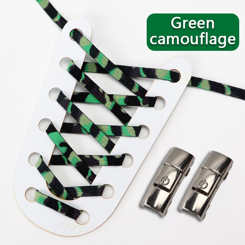 NO.8 Радужные шнурки для кроссовок, новая модернизация, магнитный металлический замок, шнурки без завязок для детей и взрослых, ленивый быстрый шнурок с резиновой лентой, шнурок для обуви