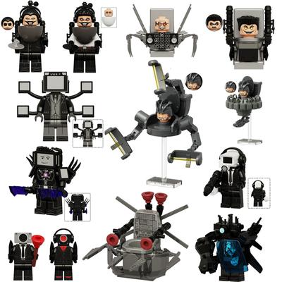 KDL826 строительные блоки Титан ТВ человек молния туалет полетный монитор гигантские мини фигурки людей кирпичи игрушки для детей