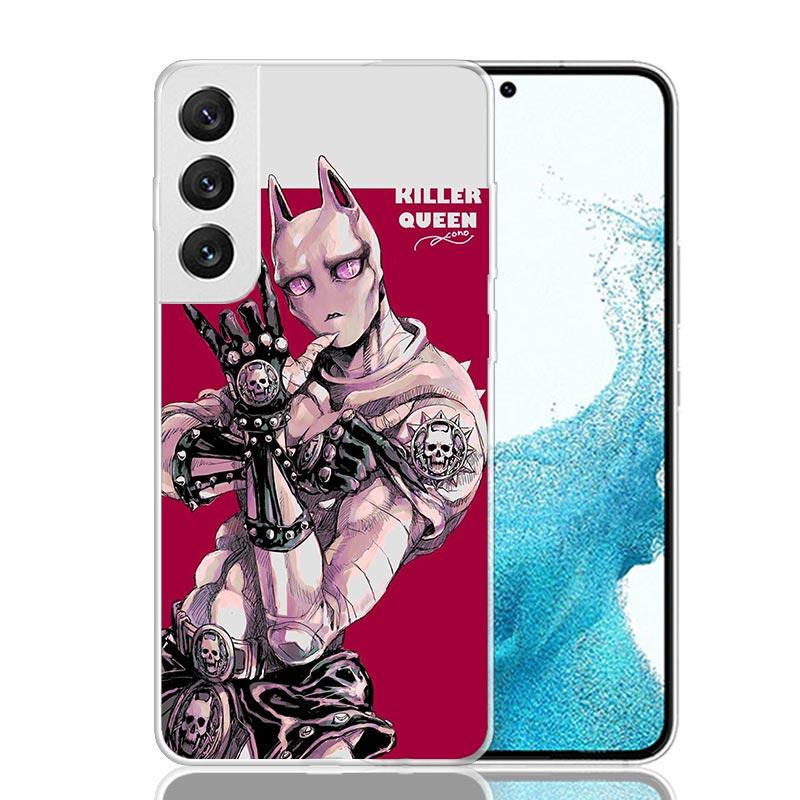 Чехол для телефона JoJo Adventure Killer Queen для Samsung Galaxy S26 S25 Edge S24 S23 FE S22 Ultra S21 Plus S20 + Fundas Cover Coque Ga