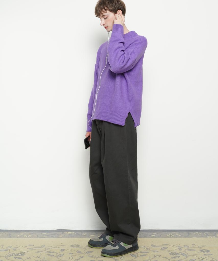 THE-ABON M79 Bis Cotton Pants Gray