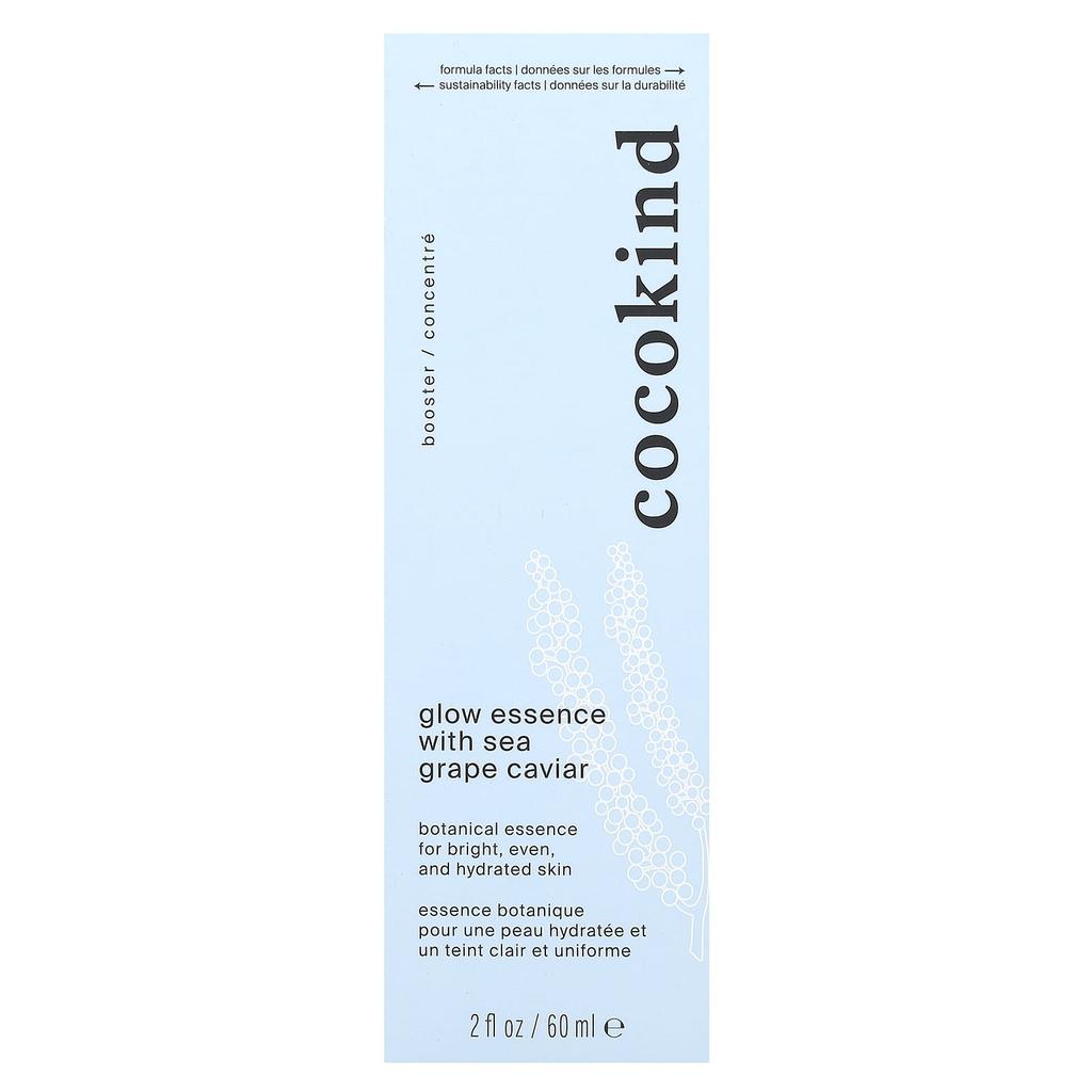 Cocokind, Glow Essence, с икрой морского винограда, 2 жидких унции (60 мл)