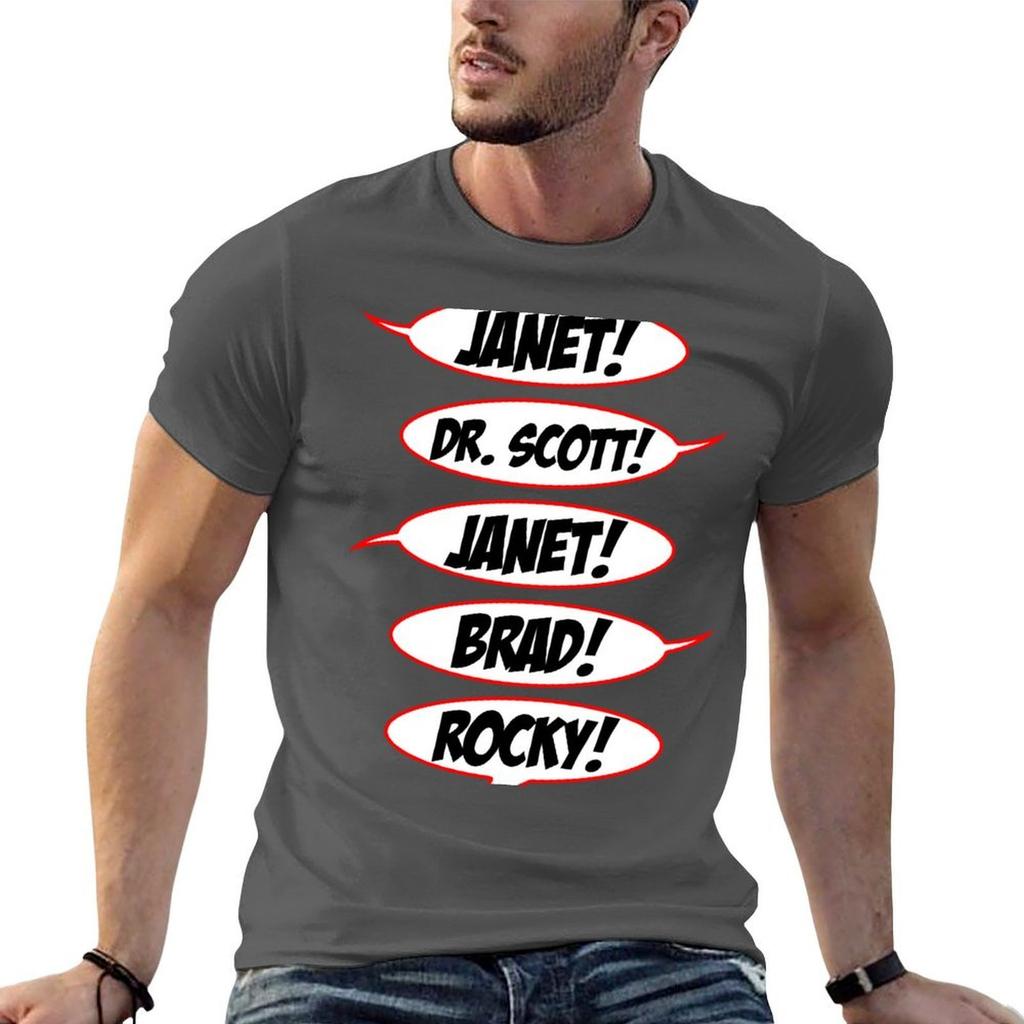 Janet Dr Scott Janet Brad Rocky Tshirt Casual Fashion Print Tee Top