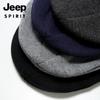 Jeep Унисекс теплая вязаная шапка из смесовой шерсти